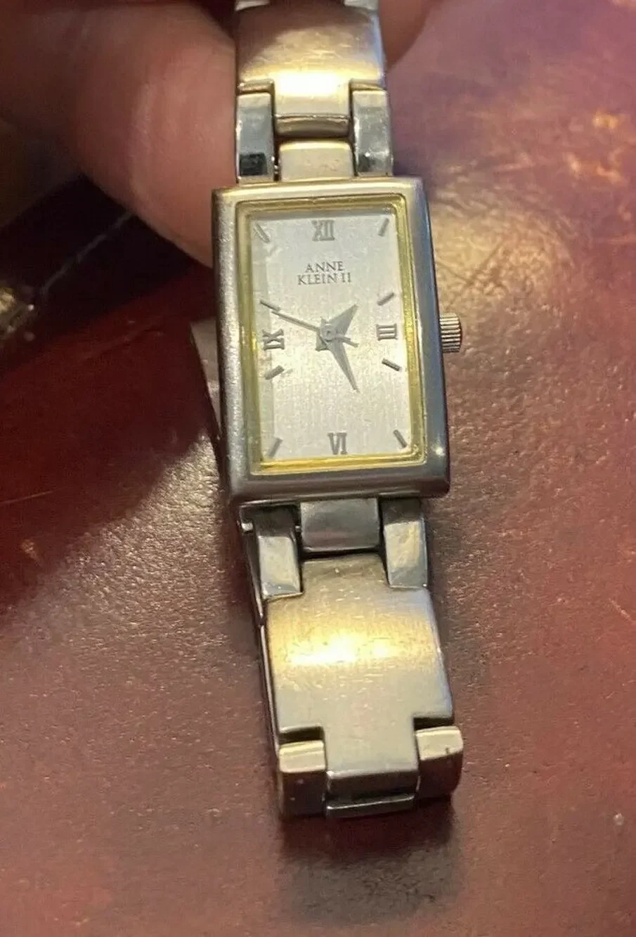 Women's 16mm Silver Tone Anne Klein II Watch, Bracelet Band